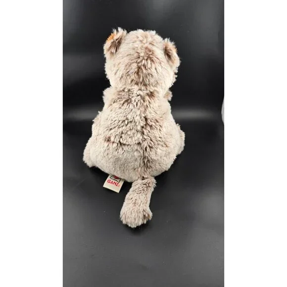 Adorable GANZ Webkinz Groundhog Plush Soft & Cuddly Stuffed Animal - Tan & Brown - Picture 6 of 12